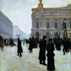 Outside the opera